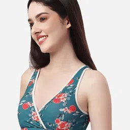 Soie Non Padded Non Wired Lounge Bra with Removable Cups image 3