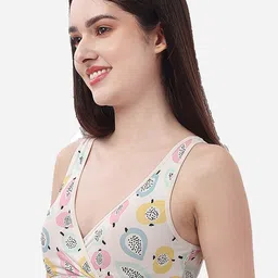 SOIE Non Padded Non Wired Lounge Bra with Removable Cups image 2