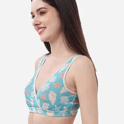 Soie Non Padded Non Wired Lounge Bra with Removable Cups image 3