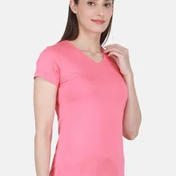 rock.it rock it V-Neck Short Sleeves Cotton T-Shirt image 3