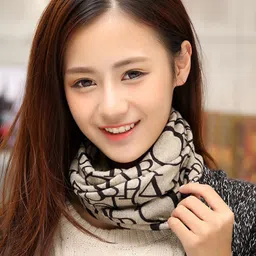 Alexvyan Women Printed  Ponytail Bandana Head Cotton Beanie image 5