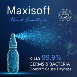 maxisoft Sanitizer Spray (Sea Breeze) 500 ml | Aloe & Neem | Paraben Free Sanitizer Spray image 4