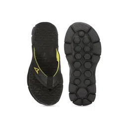 Bata Boys Black & Green Textured Room Slippers image 5