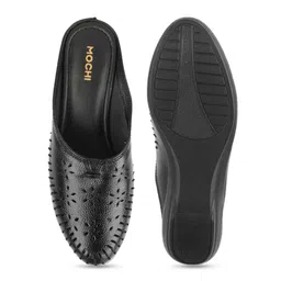 Mochi Textured Leather Wedge Pumps image 2