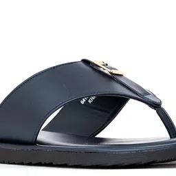 Khadims Men Navy Blue Thong Flip-Flops image 5