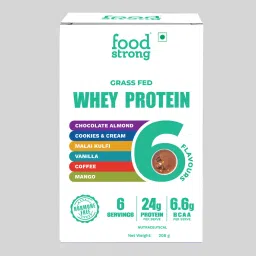 Foodstrong Whey Protein Powder (Concentrate + Isolate), Daily Protein With Turmeric & Digestive Enzymes- Mix-image-53