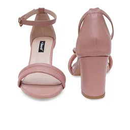 Sherrif Shoes Women Nude-Coloured Block Heels image 2
