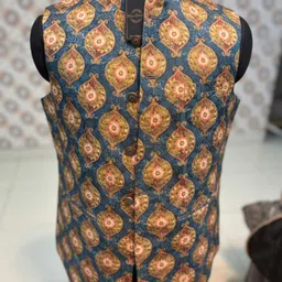 metro collection Geometric Print Men Waistcoat-picture-14
