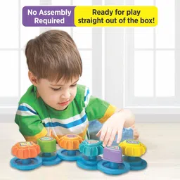 toymate Spinning Joy -A Shape 'N' Spin Gear Sorter Game. A Developmental Activity Toy image 4