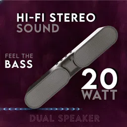 YAROH G46_America Wireless Rechargeable Bluetooth Speaker - Home Theatre Soundbar! 10 W Bluetooth Laptop/Desktop Speaker image 2