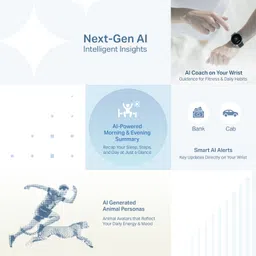 boAt Chrome Eon,AI Coach Health Insights,1.43inchAMOLED Display,Advanced S1 Processor Smartwatch image 4