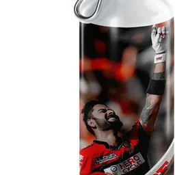 printwala Virat Kohli Printed Bottle Virat Kohli Sipper Water Bottle (BS-435) 600 ml Water Bottle image 2