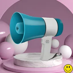 sacro Handheld Megaphone with Siren, Microphone & Rechargeable for Outdoor EventsA429 Megaphone Portable Megaphone Siren Loudspeaker Function &Long Battery BackupE429 Outdoor PA System-picture-25