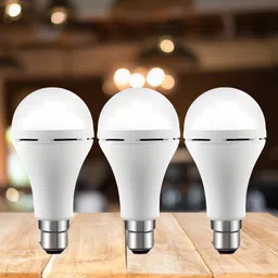 clairbell Emergency 15W Inverter LED Bulb with 1200mAh Rechargeable Battery Pack of 3 F491 4 hrs Bulb Emergency Light-picture-29