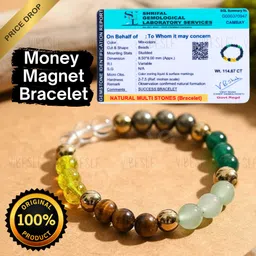 vibesle Green Aventurine, Golden Pyrite, Crystal, Tiger's Eye, Citrine, Clear Quartz, Green Jade Beads Bracelet-picture-27