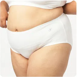 bigtees Women Hipster White Panty-picture-16