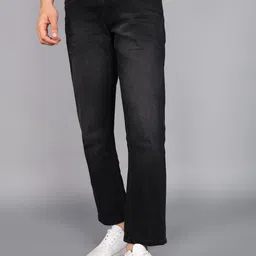 metronaut Men Slim Mid Rise Black Jeans-picture-14