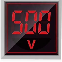 robin teper Volt Metar 0505 Digital,Voltage Meter Indicator,LED Signal Lamp,Voltmeter Lights Tester Measuring Range 60-500V AC, 31 mm Square (Red) Digital Voltage Tester-picture-13