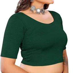 sanmati Round Neck Women Blouse image 4