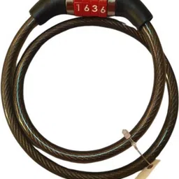 PVC 22-Inch Steel Wire Number Lock - Anti-Theft Cable for Bike & Cycle Bicycle Lock-image-35