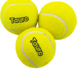 tauro TENNIS CRICKET BALLS SET OF 3 Cricket Tennis Ball image 1