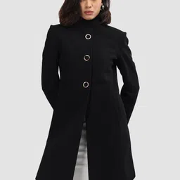 protex Wool Solid Coat For Women image 3