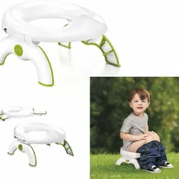 borvia 2 in 1 Go Potty Foldable Portable Stools/Toilet Seat for Outdoor Travel, Toilet Seat for Kids, Baby Potty Seat-picture-17