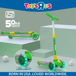 Smart Kick Scooter, 4 Adjustable Height, Foldable & Front Wheel light, Cap-50 Kg-image-98