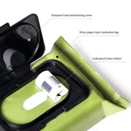 gleam guard Daily Cleansing wipe with Avacado Plant Extract, Paraben & Alcohol Free Makeup Remover image 3