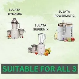 sujata CHUTNEY JAR : SURGICAL STAINLESS STEEL & STEEL BLADE ( HEAVY DUTY, ORG. ) Mixer Juicer Jar image 5