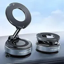 Wolcentra Universal Magnetic Phone Holder with 360° Rotation for Dashboard Use Mobile Holder-picture-26