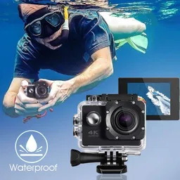 DRUMSTONE Action camera Ultra HD Sports Action Camera 12MP Water-Resistant Cam Sports and Action Camera image 2