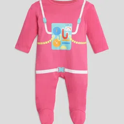 Somersault Infants Girls Printed Pure Cotton Sleepsuit-picture-37