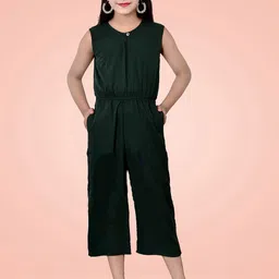 BAESD Girls Crepe Basic Jumpsuit-picture-11