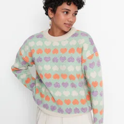 Trendyol Women Printed Pullover-image-59