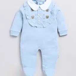 Moms Love Infant Girls Pure Cotton Sleepsuit-picture-58