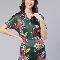 Oxolloxo Floral Printed Playsuit-picture-32