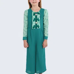 One Friday Girls Printed Long Sleeves Basic Jumpsuit-image-56