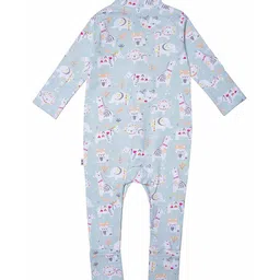 haus & kinder Infant Green Printed Cotton Sleepsuit image 5