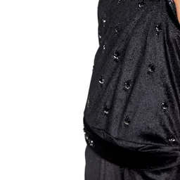 Global Desi Girls Black Basic Jumpsuit image 2