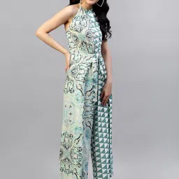 Hencemade Printed Halter Neck Basic Jumpsuit image 3