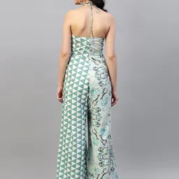 Hencemade Printed Halter Neck Basic Jumpsuit image 2