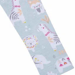haus & kinder Infant Green Printed Cotton Sleepsuit image 4