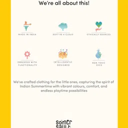 Somersault Infants Printed Pure Cotton Sleepsuit With Cap & Bib image 5