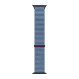Apple Nylon, Polyester & Spandex Sport Loop for Apple iWatch (38mm / 40mm / 41mm) (Breathable & Lightweight, Winter Blue) image 2