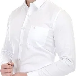 xjarvis Men Slim Fit Solid Spread Collar Formal Shirt-picture-38