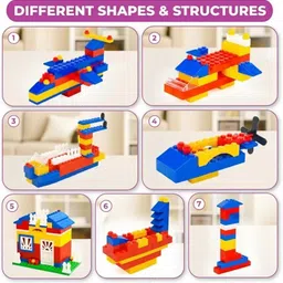 fizzy funs 125+ Pcs Building Block Toy for Kids Fun, Learning & Smart Activity Train Blocks image 4