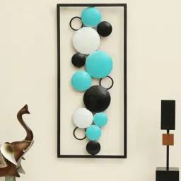 Mararai Iron Multicolour Metal Wall Art-image-20