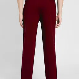 diwazzo Pack of 2 Men Printed Maroon, Dark Green Track Pants image 2