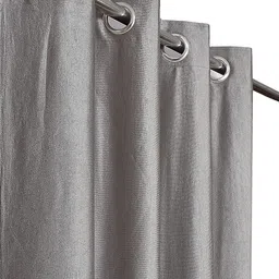 kraftiq homes 152 cm (5 ft) Polyester Semi Transparent Window Curtain (Pack Of 3) image 3